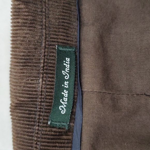 J. Crew Factory sport coat men's XL navy blue corduroy western blazer - Picture 9 of 11